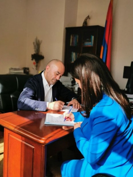 Amio Era. Амио Банк подписал меморандум о сотрудничестве с Армянским государственным педагогическим университетом