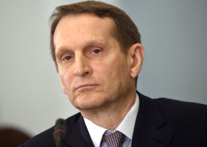 Нарышкин заявил, что рассуждать о появлении военных баз США в Армении пока рано