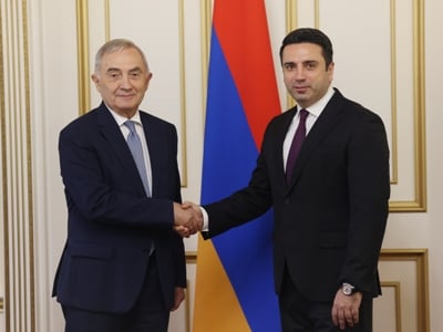Председатель НС РА представил генсеку ОЧЭС проект &laquo;Перекресток мира&raquo;
