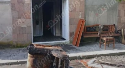В администрации и детском саду села Арташен вспыхнул крупный пожар